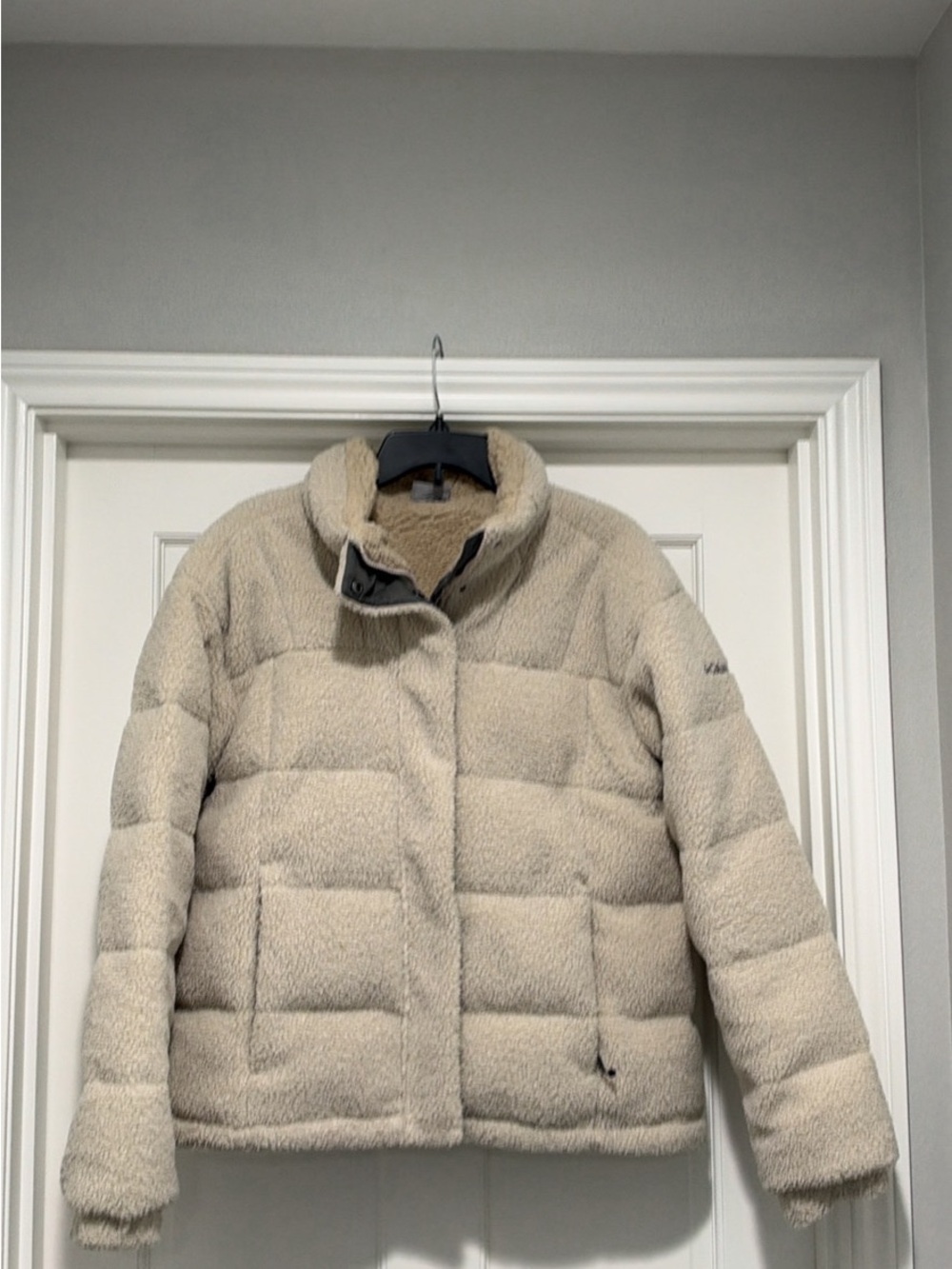Columbia Cream Sherpa Puffer Jacket